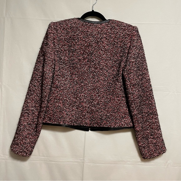 PORTFOLIO LOUBEN ZIP UP BLAZER WOOL COTTON MOHAIR ALPACA POLIAMIDE BLEND SIZE 8 - Picture 2 of 14